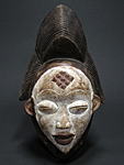 バプヌのOkuyiマスク・ガボンorコンゴ共和国<アフリカの仮面