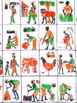 アフリカ百景(中)・ブルキナファソ<アフリカの染め布