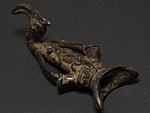ガンのブロンズ製ホイッスル(カラオー)・ブルキナファソ<アフリカのブロンズ彫刻