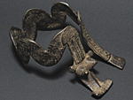 ガンのブロンズ腕輪(ヘビ・大)・ブルキナファソ<アフリカのブロンズ彫刻