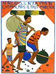 看板アート風の板絵・トーゴ<アフリカの絵画