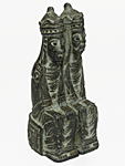 石彫の印章(シバの女王とソロモン王)・エチオピア<アフリカの雑貨
