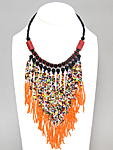 シードビーズネックレス・ブルキナファソ<アフリカのビーズアクセサリー
