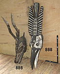 鷲のマスク・サモorヌヌマ<アフリカの仮面
