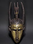 マルカのマスク・マリ＜アフリカの仮面(木彫り)