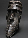 ゲレorダンのしゃべるマスク・コートジボワール＜アフリカの仮面(木彫り)