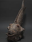 グルンシのサカナのマスク・ブルキナファソ＜アフリカの仮面(木彫り)