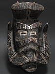 ベテの戦のマスク・コートジボワール＜アフリカの仮面(木彫り)