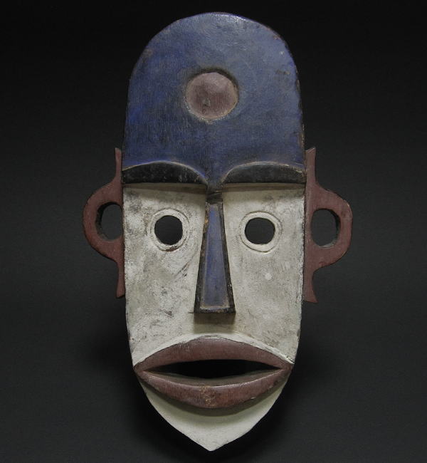バボアの大きな耳のマスク・コンゴ民主共和国＜アフリカの仮面(木彫り)