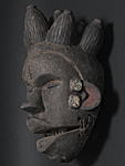 オゴニorイビビオのしゃべるマスク・ナイジェリア＜アフリカの仮面(木彫り)