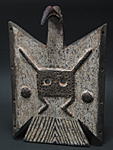 トゥシアンのカラオーのマスク・ブルキナファソ＜アフリカの仮面(木彫り)