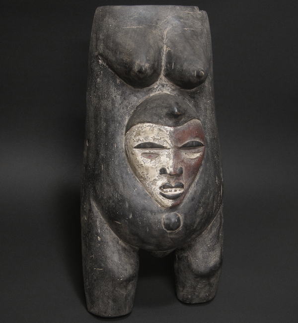 アフリカ 木彫り 木像 バマナ族 女性像 アフリカンアート - 彫刻 