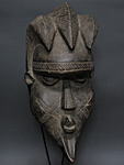 バサのゲラのマスク・リベリア＜アフリカの仮面(木彫り)