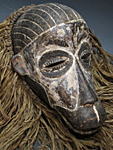 グルンシのサルのマスク・ブルキナファソ<アフリカの仮面(木彫り)