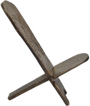 組み立ていす(小)<アフリカの木彫民具：アフリカ雑貨アザライ