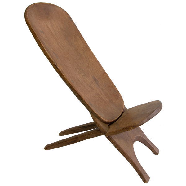 組み立ていす(大)<アフリカの民具(木彫)：アフリカ雑貨アザライ