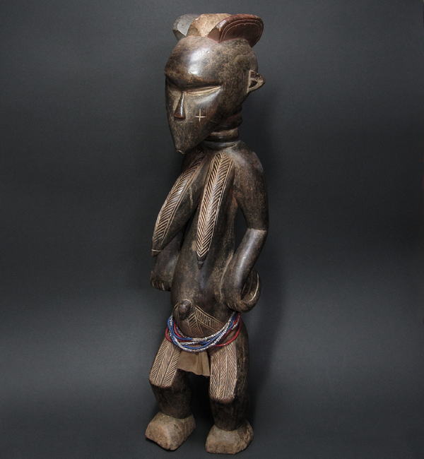 アフリカ プリミティブアート 木彫り バマナ族 バンバラ族 女性像