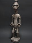 イボの男性立像・ナイジェリア<アフリカの木彫り像