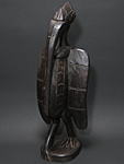 セヌフォのカラオー像(中)・コートジボワール<アフリカの木彫り像