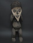 マンビラの祖霊像(女性)・カメルーンorナイジェリア<アフリカの木彫り像