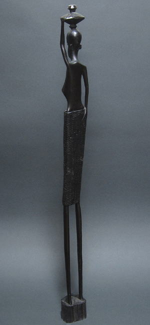 エボニー像(立像・大)<アフリカの木彫り像