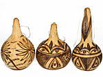 ボボひょうたんマラカス（中）・ブルキナファソ<アフリカのひょうたん楽器