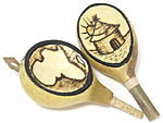 ひょうたんマラカス・ブルキナファソ<アフリカのひょうたん楽器