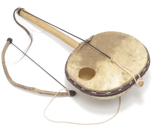 モシのルドゥガ(ひょうたんバイオリン)・ブルキナファソ<アフリカのひょうたん楽器