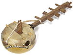 ンゴニ(ひょうたんハープ・小)・ブルキナファソ<アフリカのひょうたん楽器
