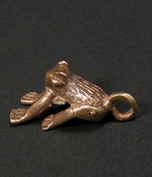 アフリカのブロンズ像　分銅(カエル)　ガーナ