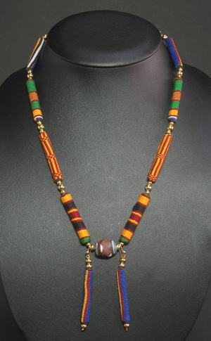 手織り布ネックレス・ブルキナファソ＜アフリカのアクセサリー