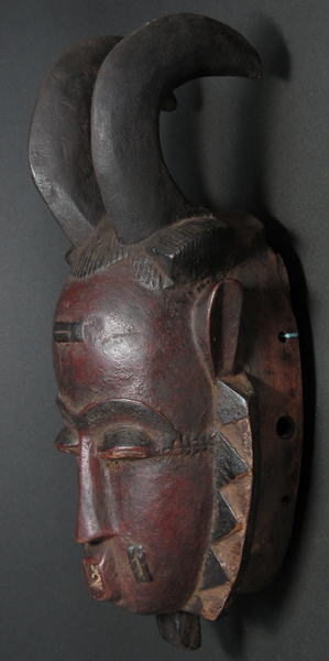 グロ彩色マスク・コートジボワール＜アフリカの仮面