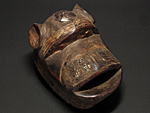 サルのマスク（小）・グレボ＜アフリカの仮面