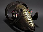 マルカの羊のマスク・マリ＜アフリカの仮面(木彫り)