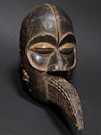 ダン?のくちばしのマスク・コートジボワール＜アフリカの仮面(木彫り)