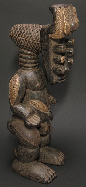 グレボ祖霊像・コートジボワール<アフリカの木彫り像