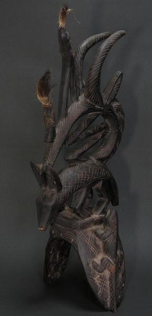 チワラ(変種・中)・バンバラ<アフリカの木像
