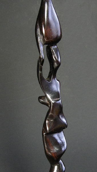 女性像・セネガル<アフリカの木像
