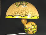 アフリカのひょうたん雑貨　ひょうたんランプ(大)　ニジェール