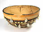 アフリカのひょうたん楽器　ワムデ(焼刻・大)　ブルキナファソ