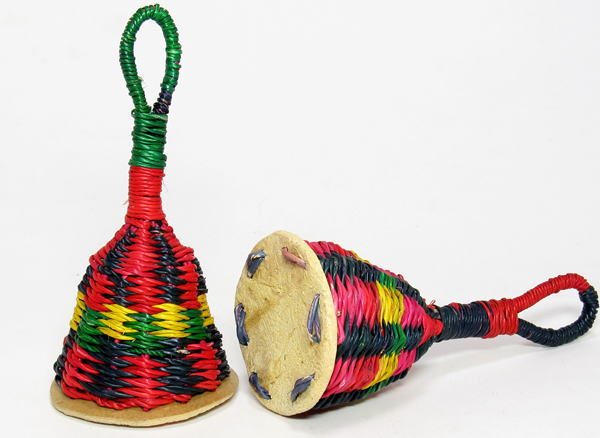 ティキティキ（がらがら）・トーゴ<アフリカのひょうたん楽器