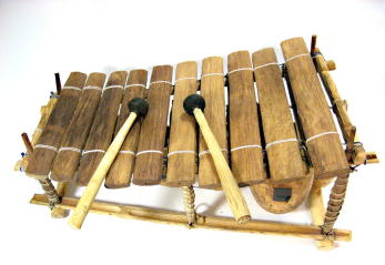 アフリカのひょうたん楽器　バラフォン(十鍵)　バンバラ