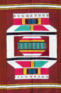手織りテーブルクロス・フォン<アフリカの織り布