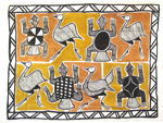 コロゴ布(大)・セヌフォ<アフリカの布