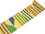 ケンテ布(帯状)・エウェ＜アフリカの織り布