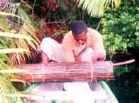 漁撈用の罠：ガーナ南西部にて