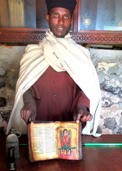 エチオピア北部タナ湖の修道院