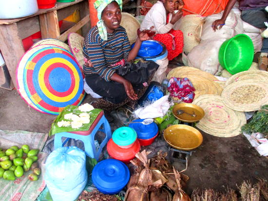 エチオピア：アワッサの市場