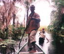 ガーナ：水上集落へ