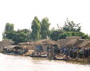 マリ:ニジェール河畔の村